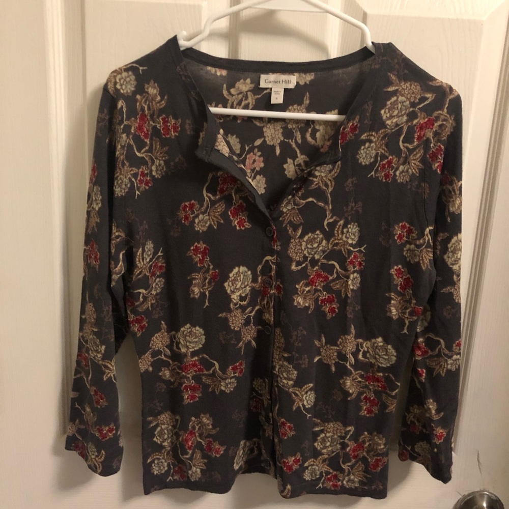 Garnet Hill -merino wool cardigan